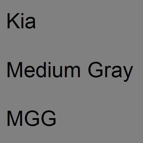 Kia, Medium Gray, MGG.